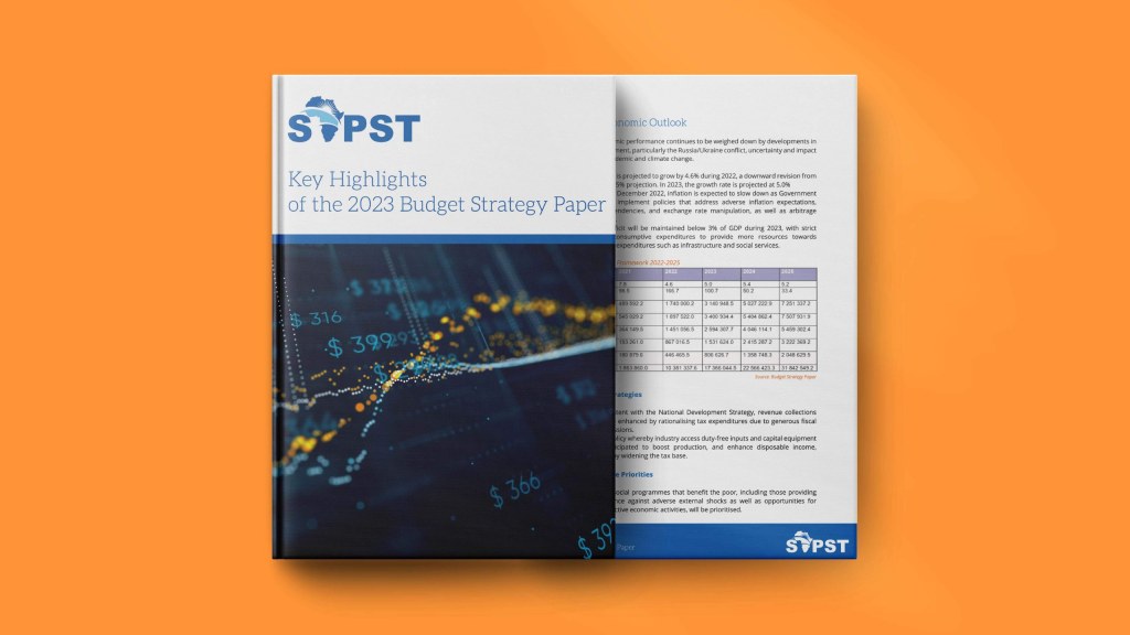 Picture of: Key Highlights of the  Budget Strategy Paper – SAPST